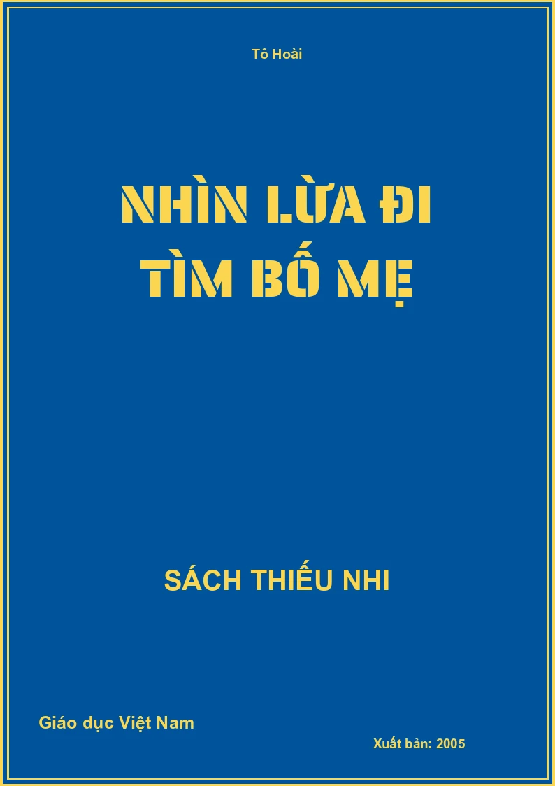 Nhìn lừa đi tìm bố mẹ