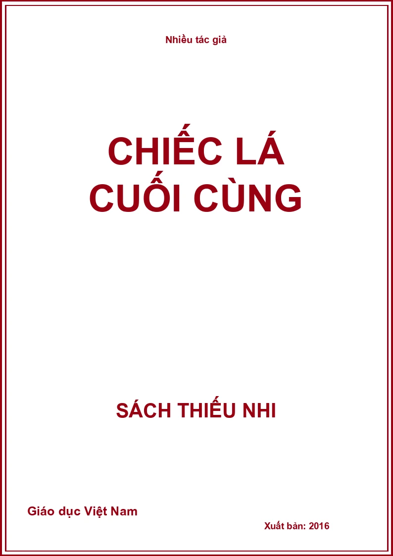 Chiếc lá cuối cùng