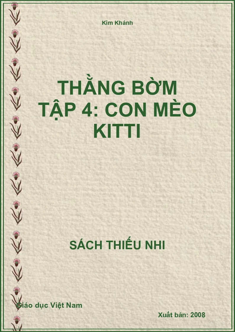 Thằng bờm Tập 4: Con mèo Kitti