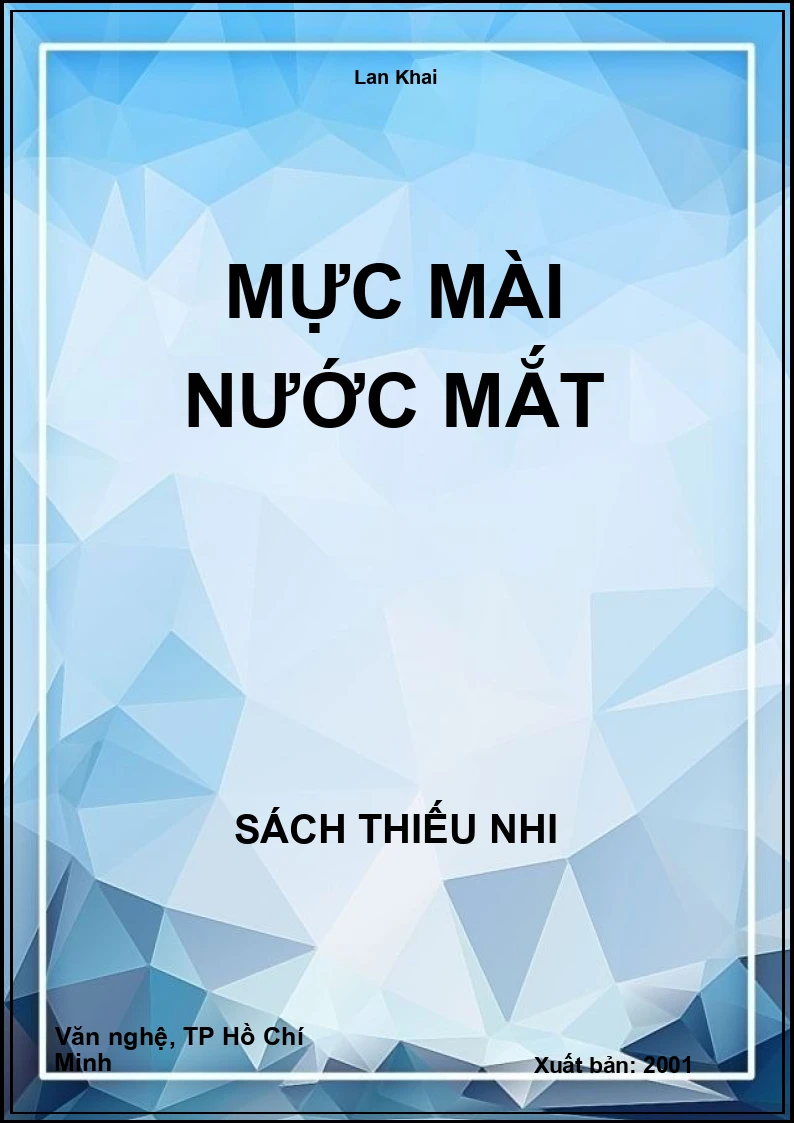 Mực mài nước mắt