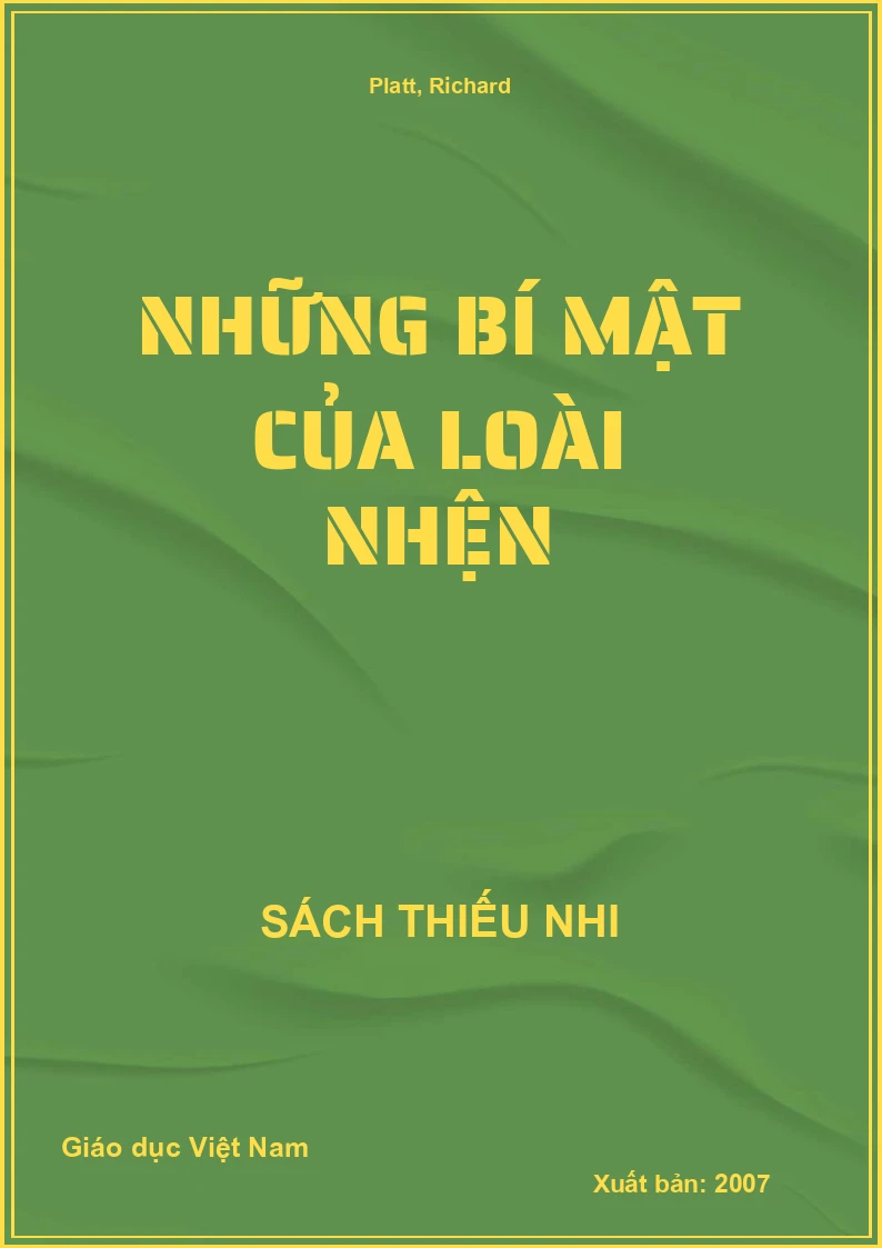Những bí mật của loài nhện