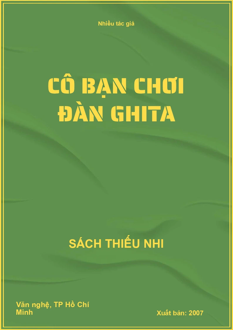 Cô bạn chơi đàn ghita
