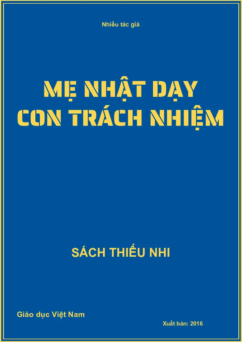 Mẹ Nhật dạy con trách nhiệm