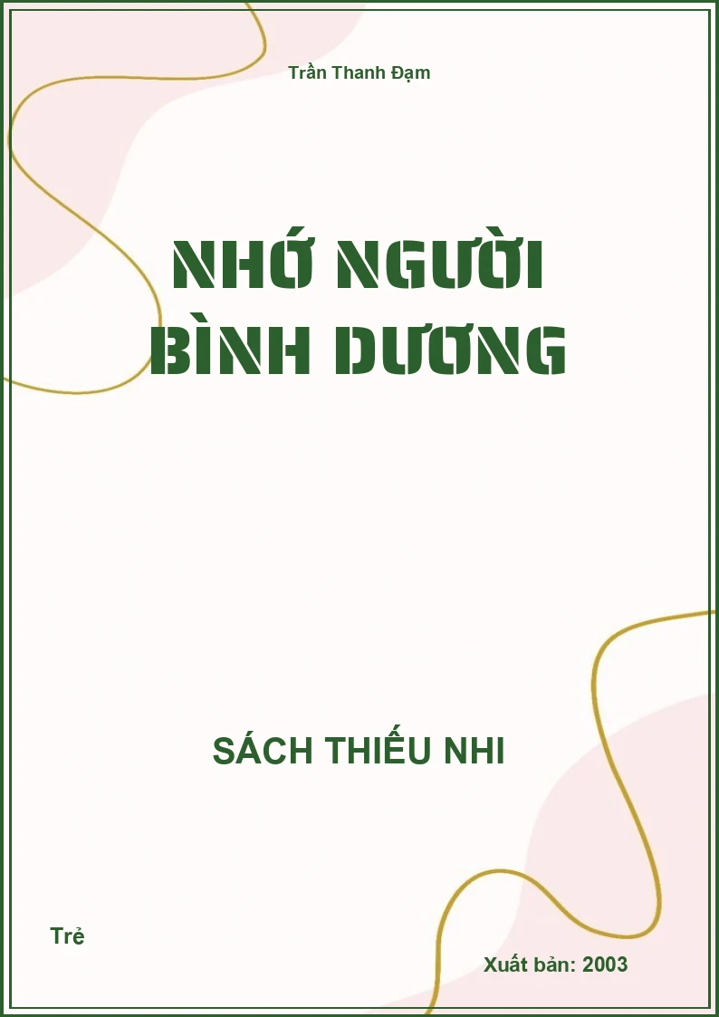 Nhớ người Bình Dương