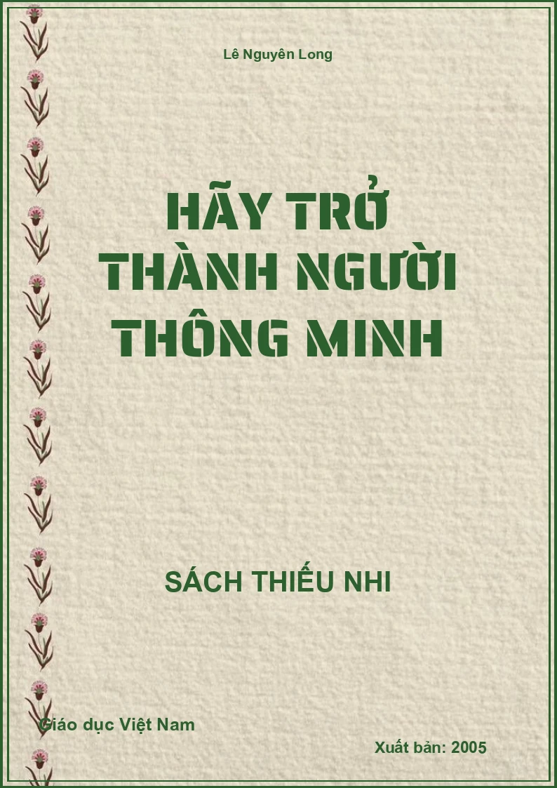Hãy trở thành người thông minh