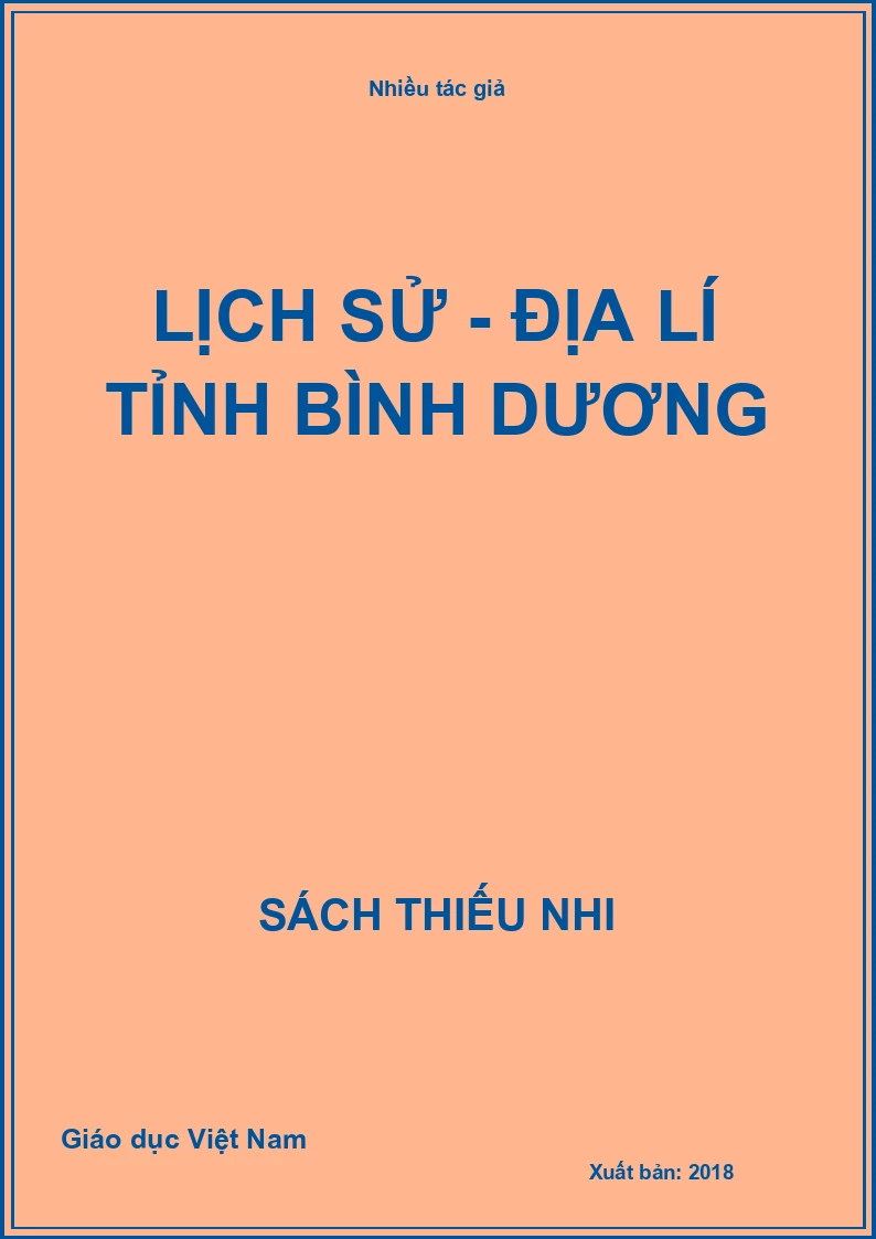Lịch sử - Địa lí tỉnh Bình Dương