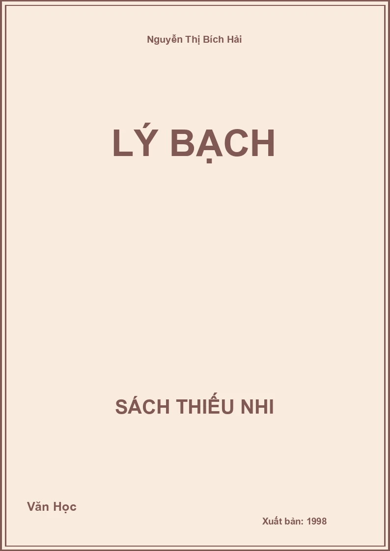 Lý Bạch