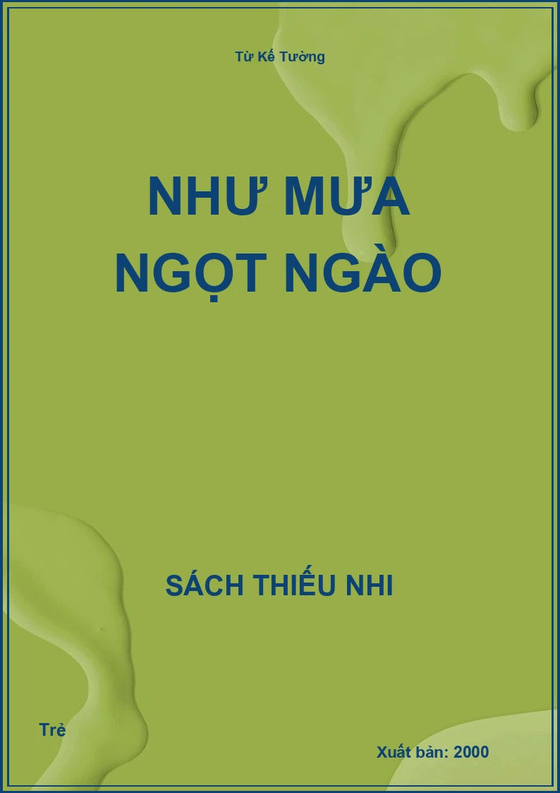 Như mưa ngọt ngào
