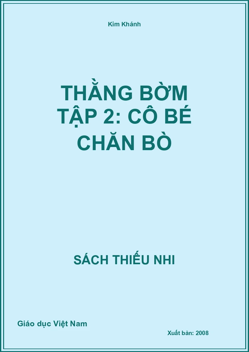 Thằng bờm Tập 2: Cô bé chăn bò