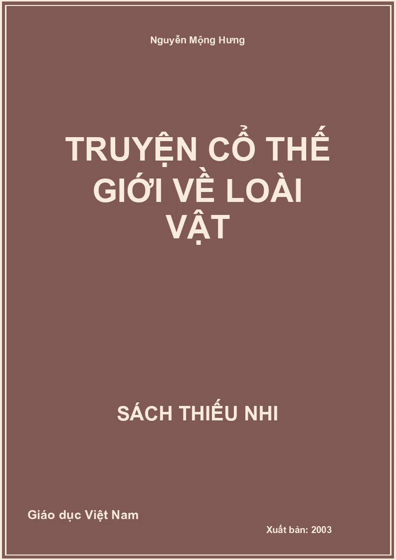 Truyện cổ thế giới về loài vật