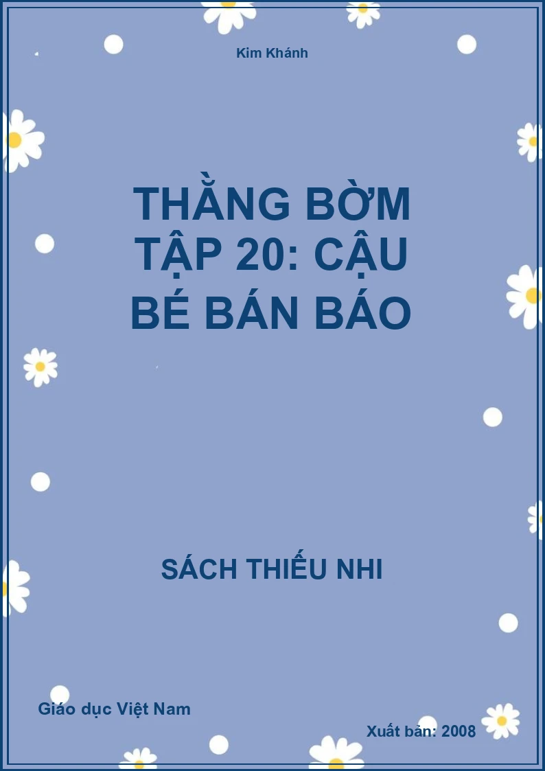 Thằng bờm Tập 20: Cậu bé bán báo
