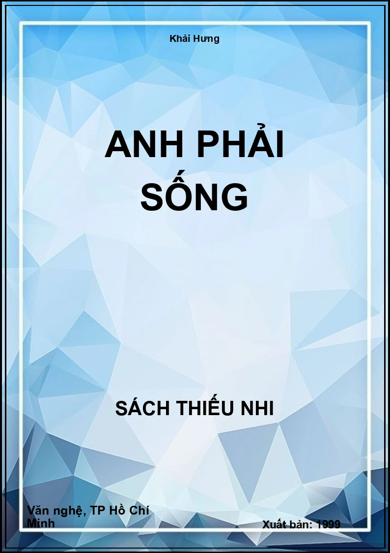 Anh phải sống