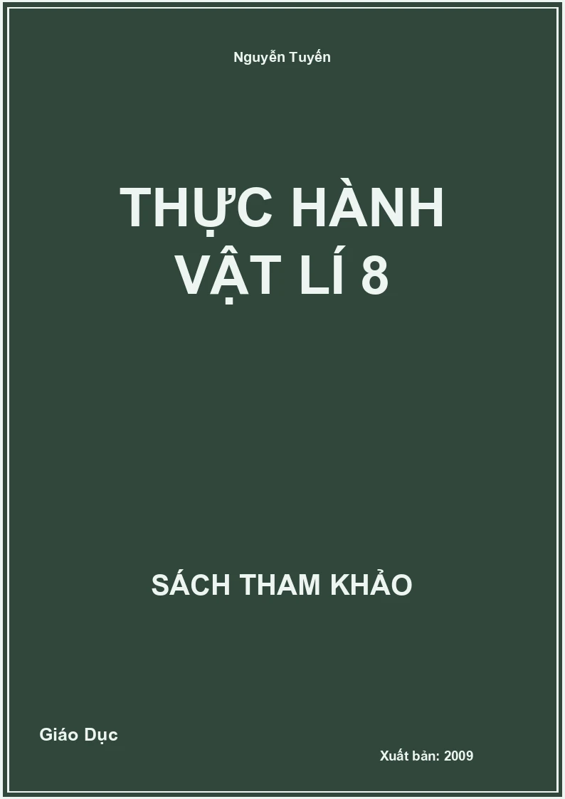Thực hành Vật Lí 8