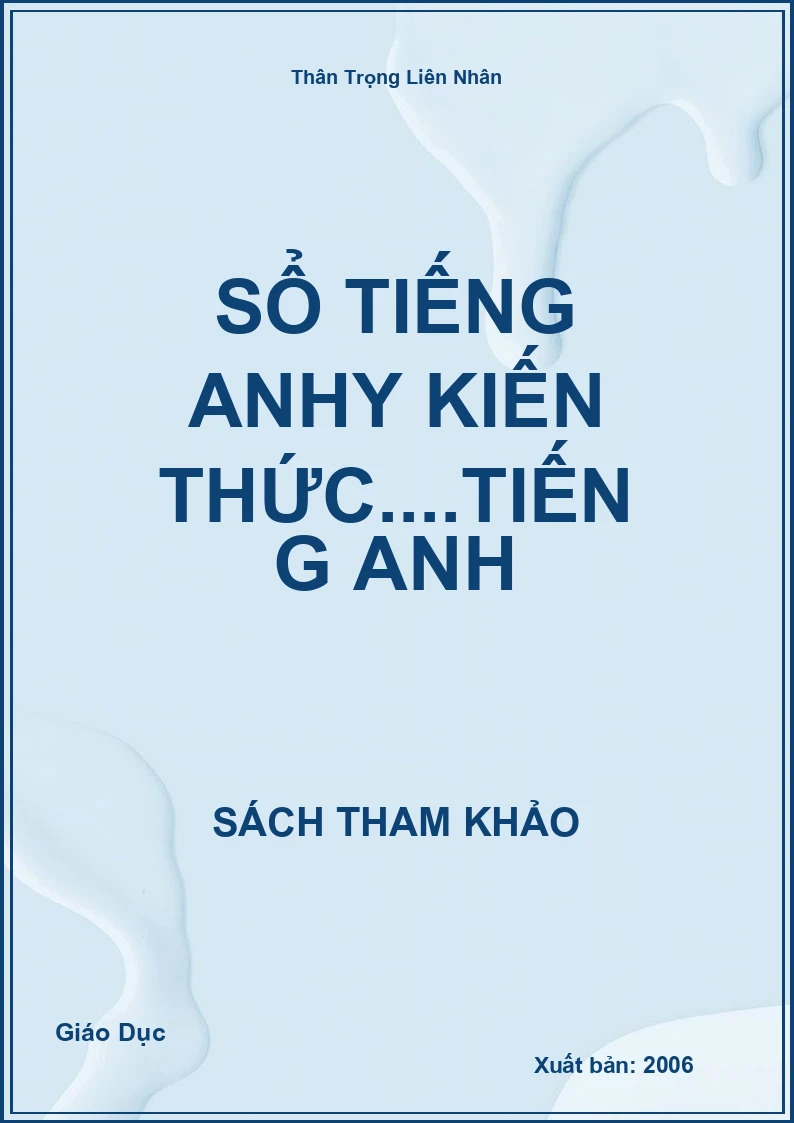 Sổ Tiếng Anhy kiến thức....Tiếng Anh