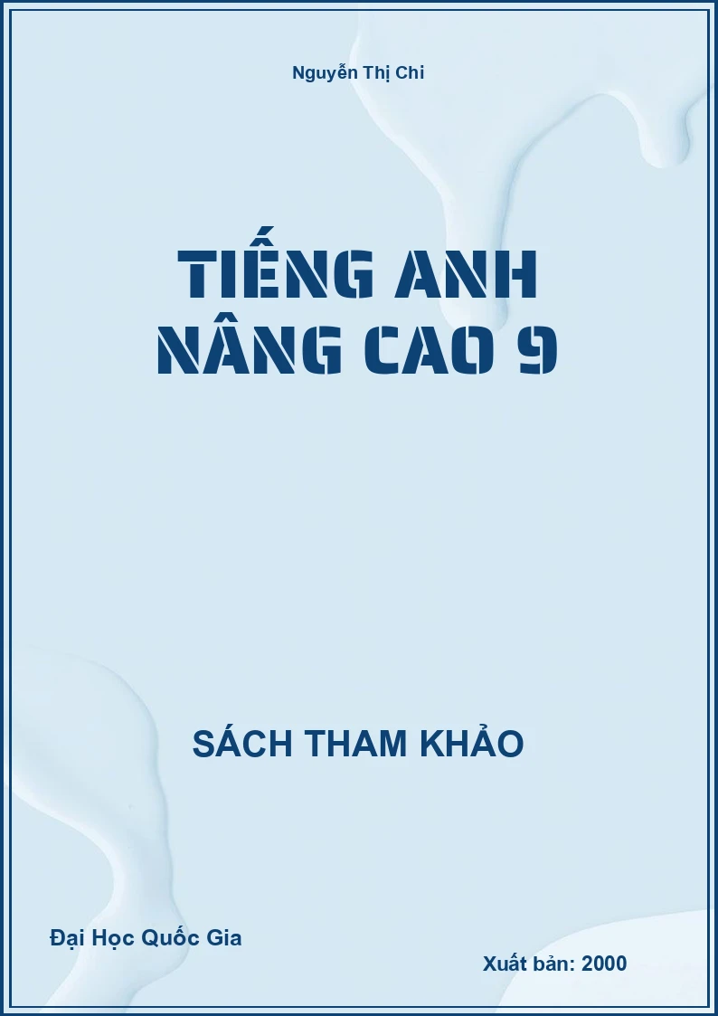 Tiếng Anh nâng cao 9