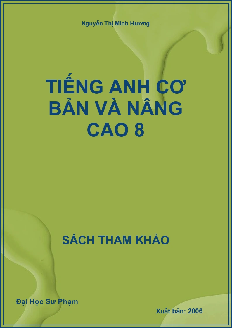 Tiếng Anh cơ bản và nâng cao 8
