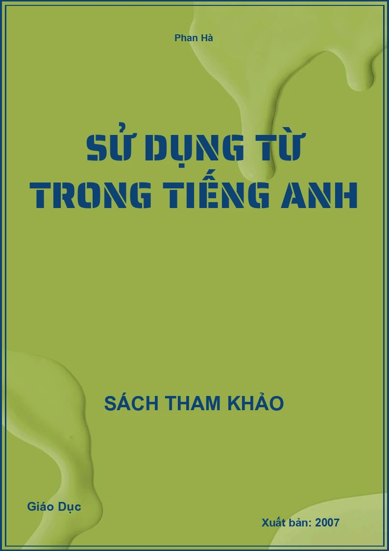 Sử dụng từ trong Tiếng Anh