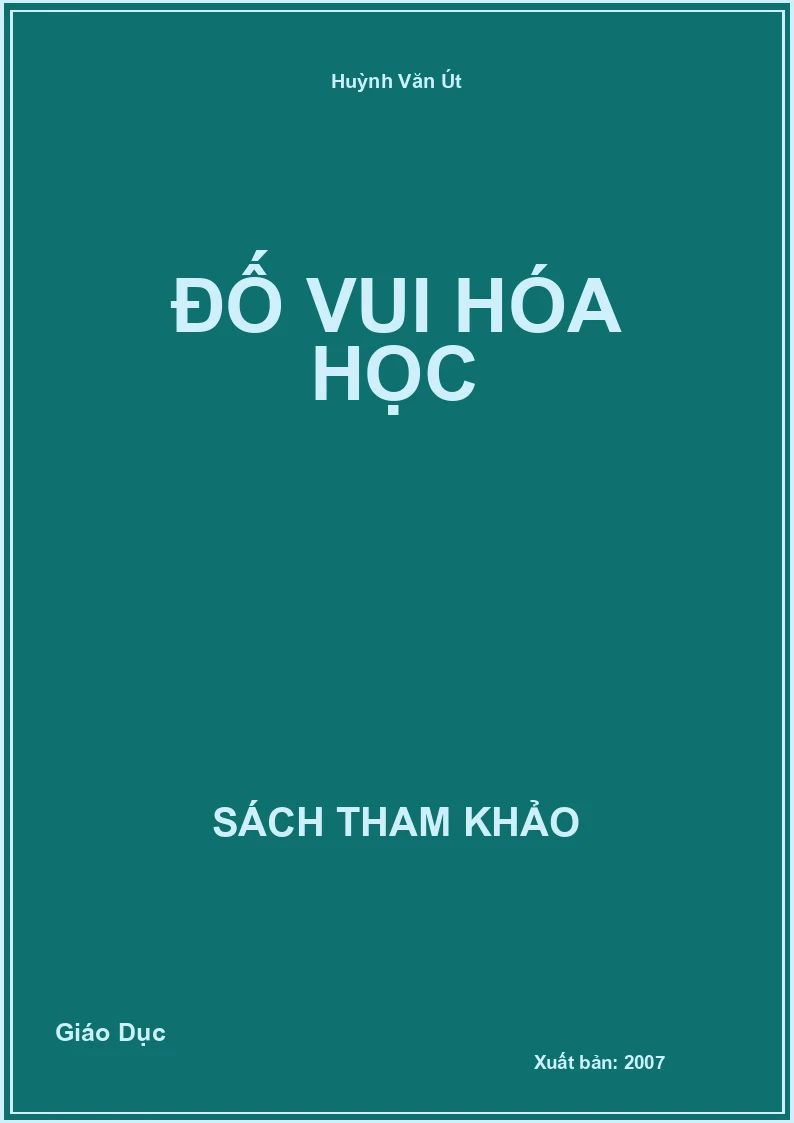 Đố vui Hóa học