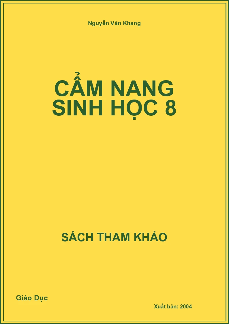 Cẩm nang Sinh học 8