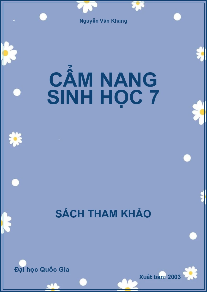 Cẩm nang Sinh học 7