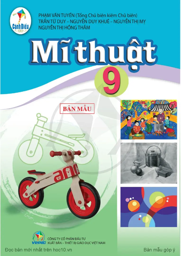 Sách giáo khoa Mĩ thuật 9 - Cánh diều