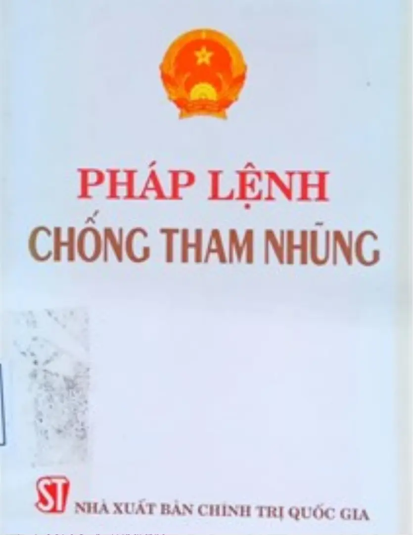 Pháp lệnh chống tham nhũng