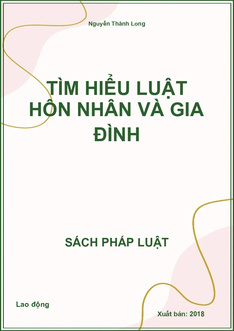 Tìm hiểu luật hôn nhân và gia đình