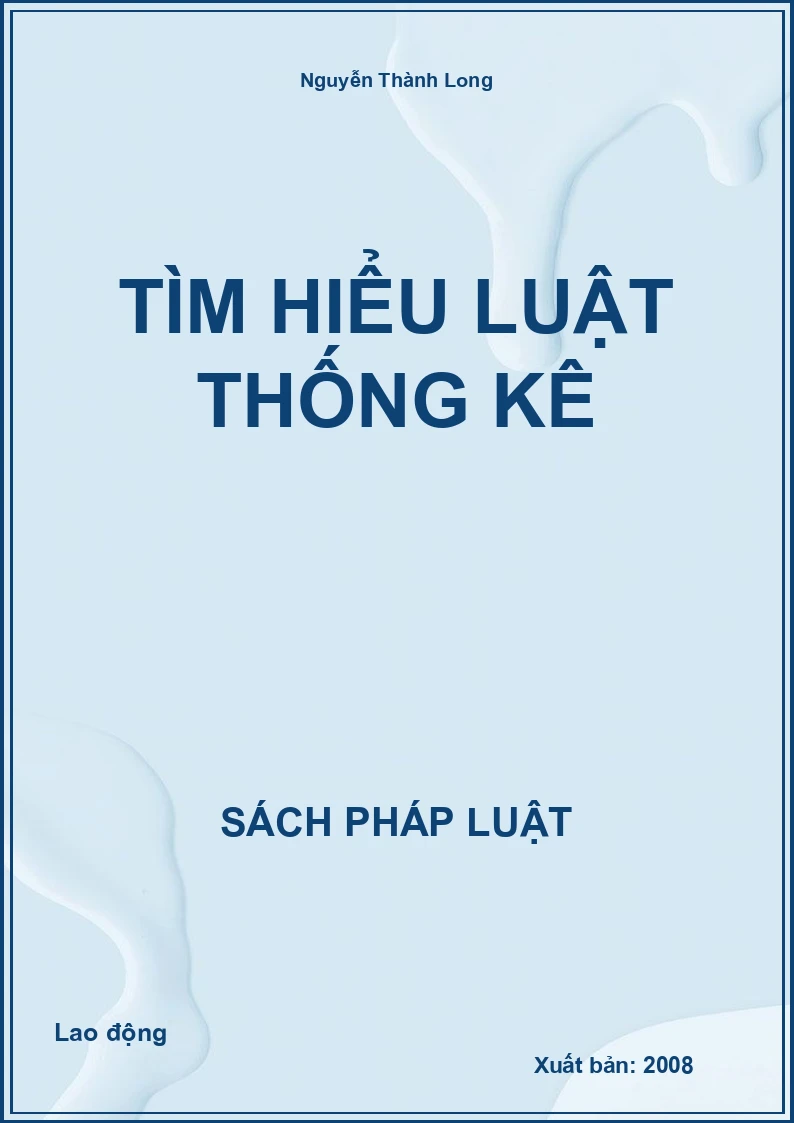 Tìm hiểu luật thống kê