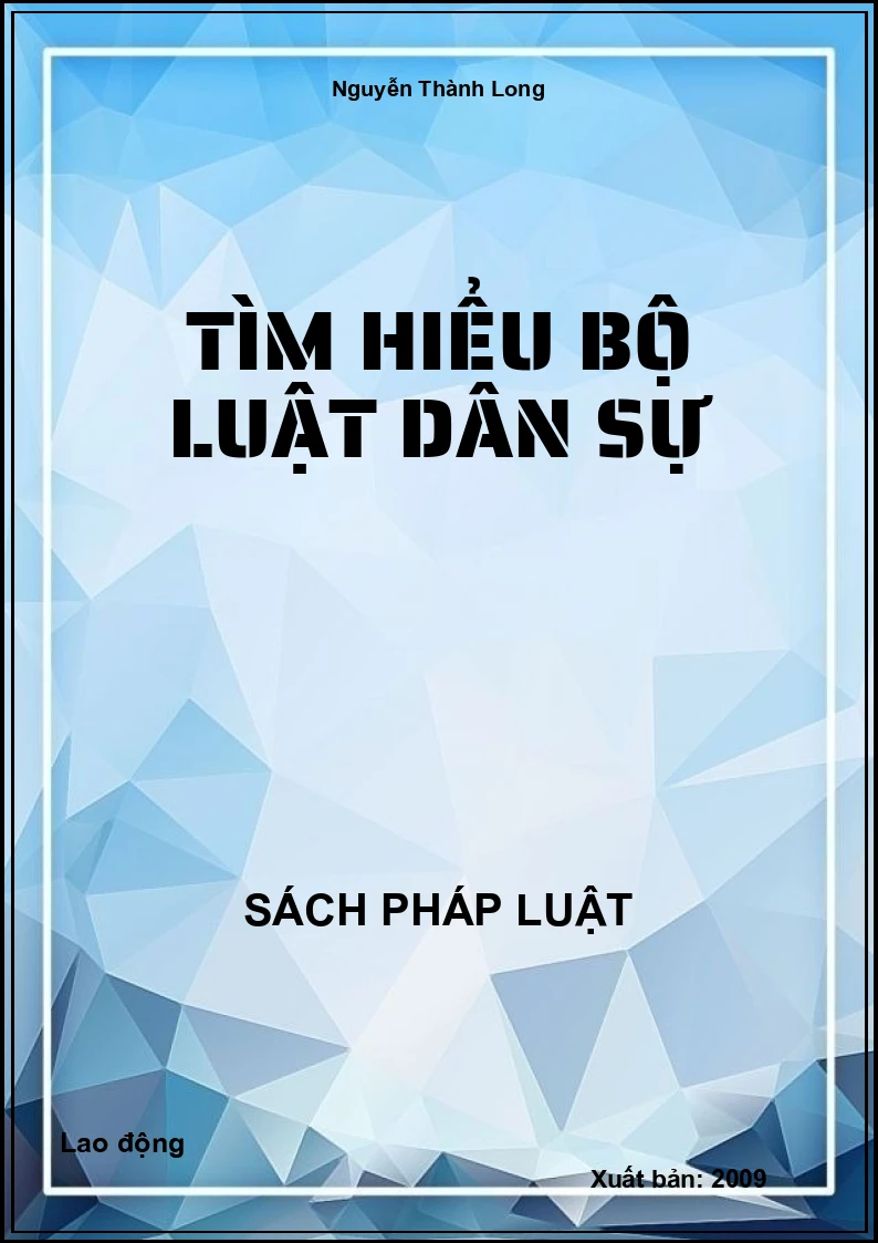 Tìm hiểu bộ luật dân sự