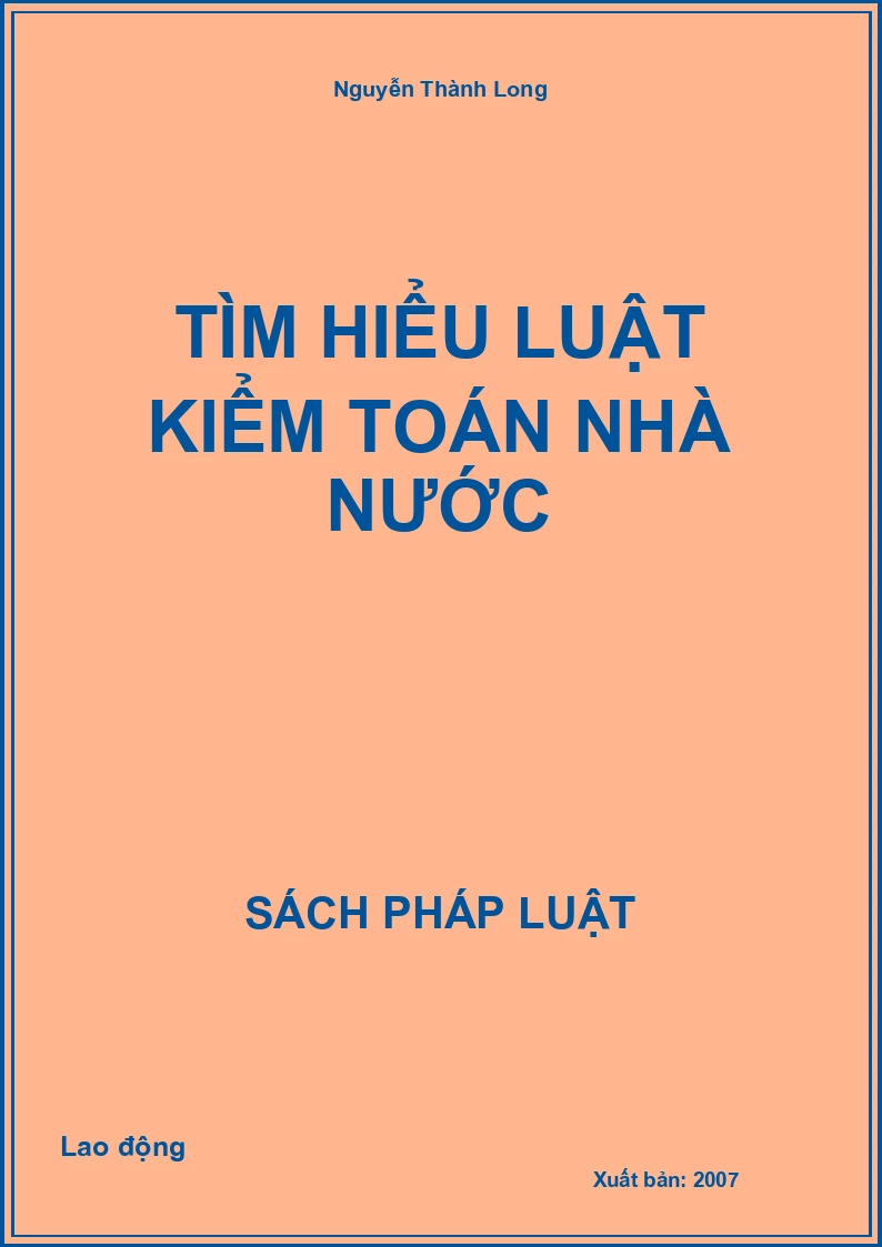 Tìm hiểu luật kiểm toán nhà nước