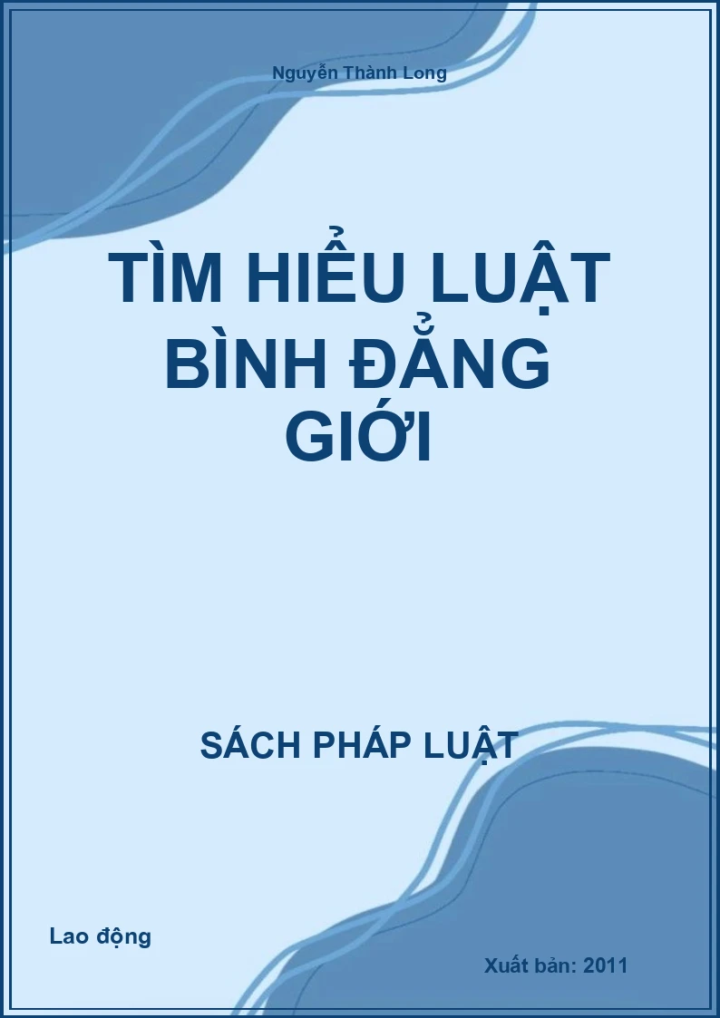 Tìm hiểu luật bình đẳng giới