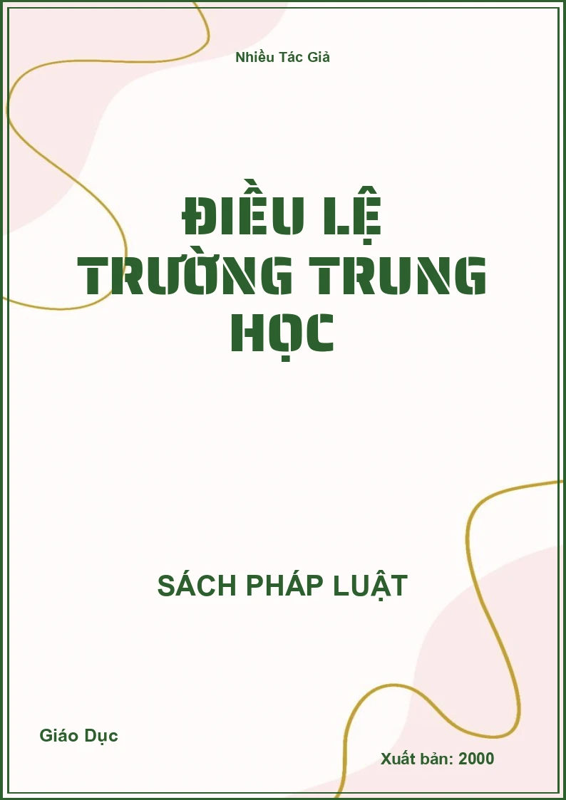Điều lệ trường trung học