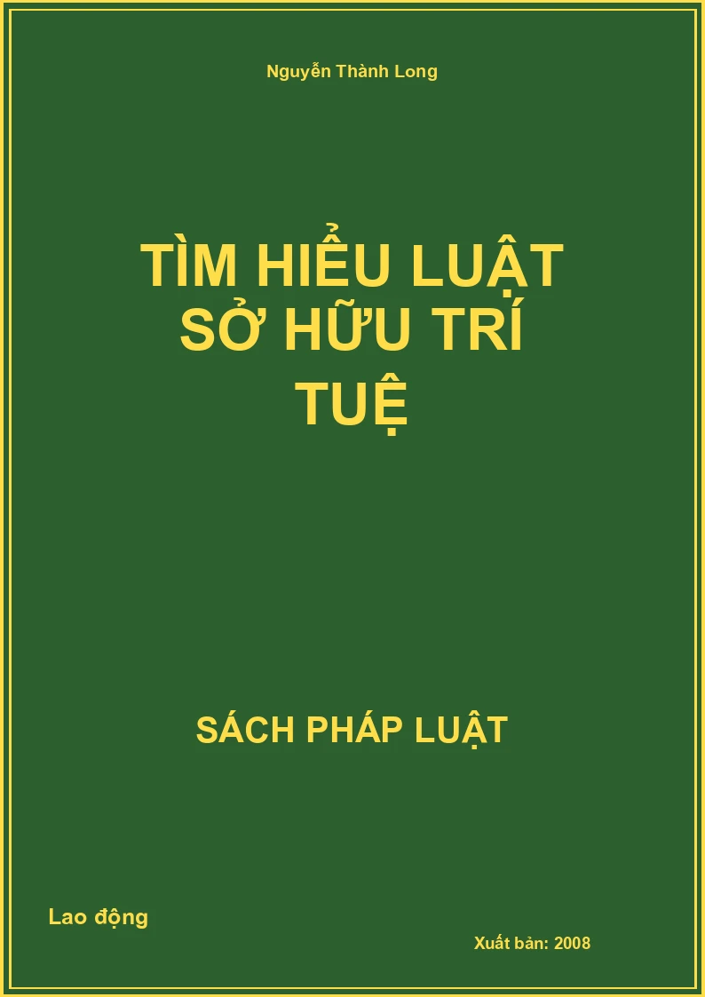 Tìm hiểu luật sở hữu trí tuệ