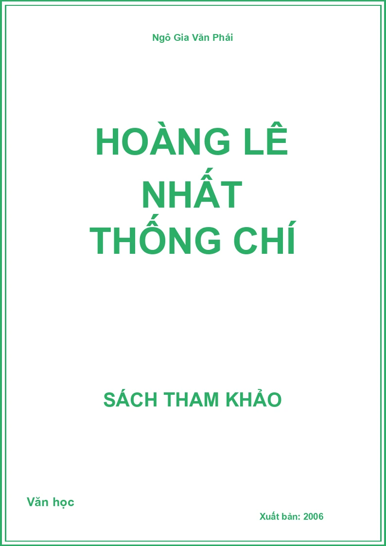 Hoàng Lê Nhất Thống Chí