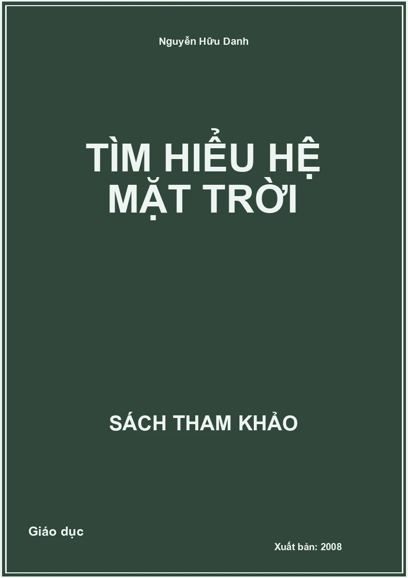 Tìm Hiểu Hệ Mặt Trời