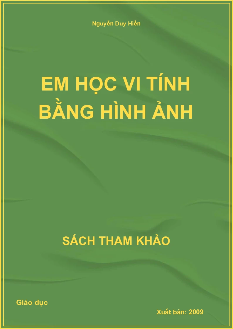 Em Học Vi Tính Bằng Hình Ảnh