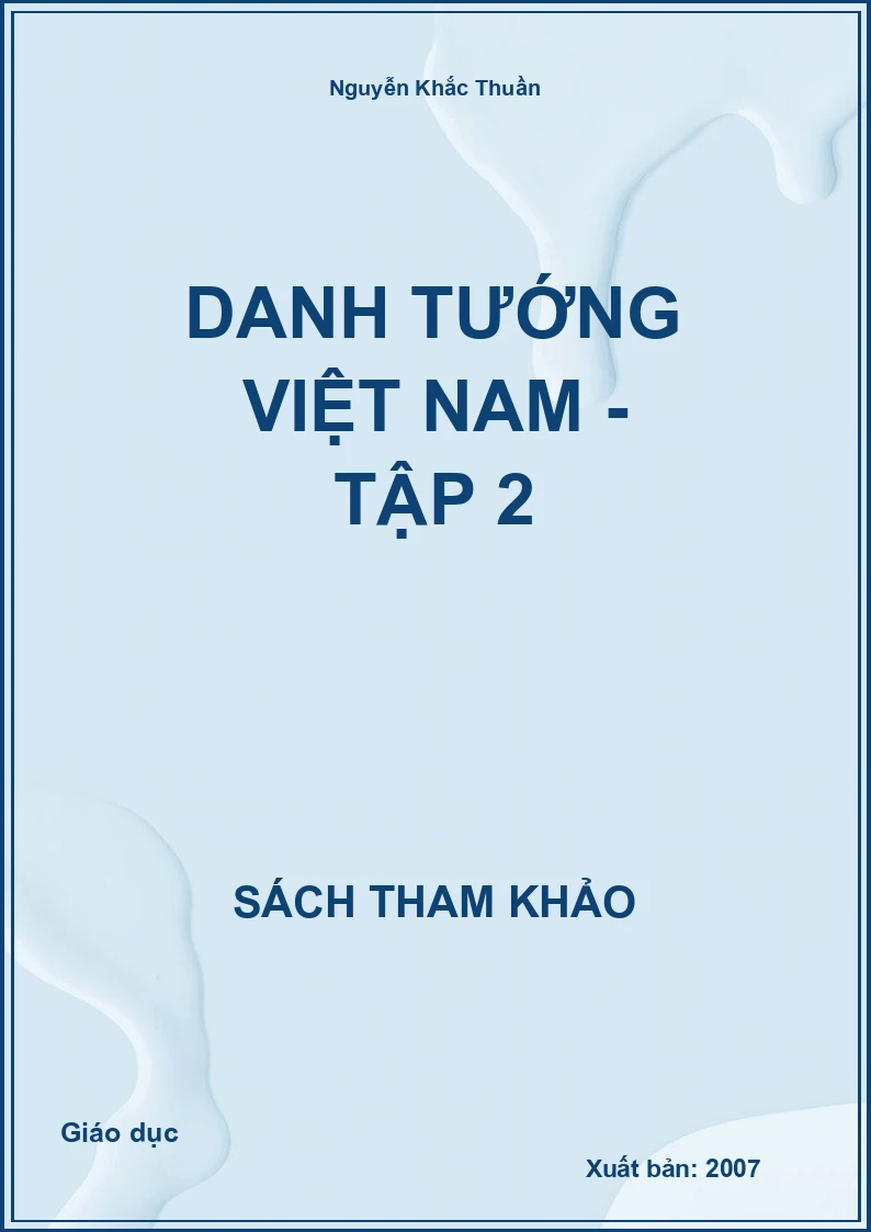 Danh Tướng Việt Nam - Tập 2