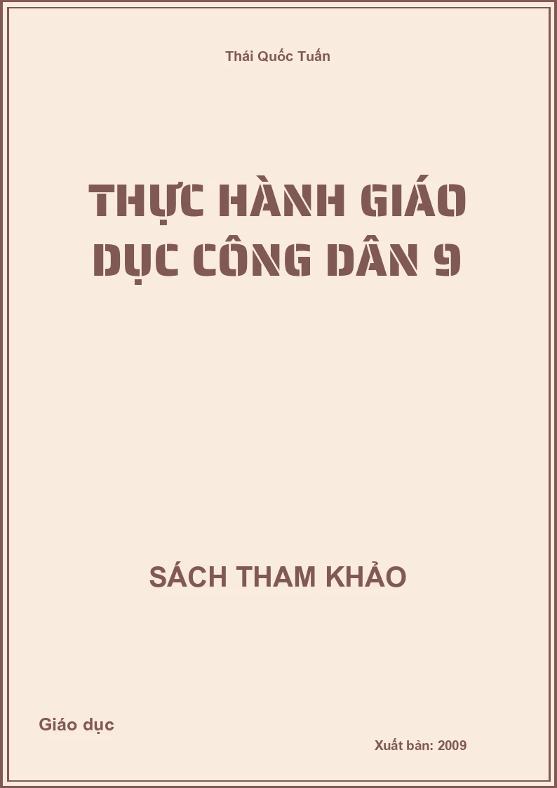 Thực Hành Giáo Dục Công Dân 9