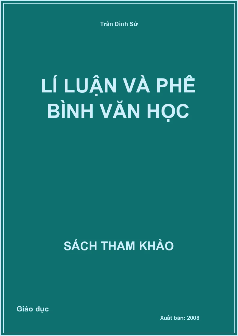 Lí Luận Và Phê Bình Văn Học