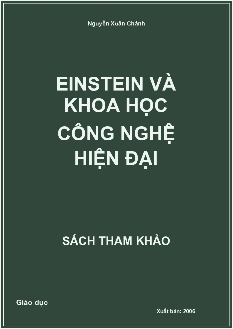 Einstein Và Khoa Học Công Nghệ Hiện Đại