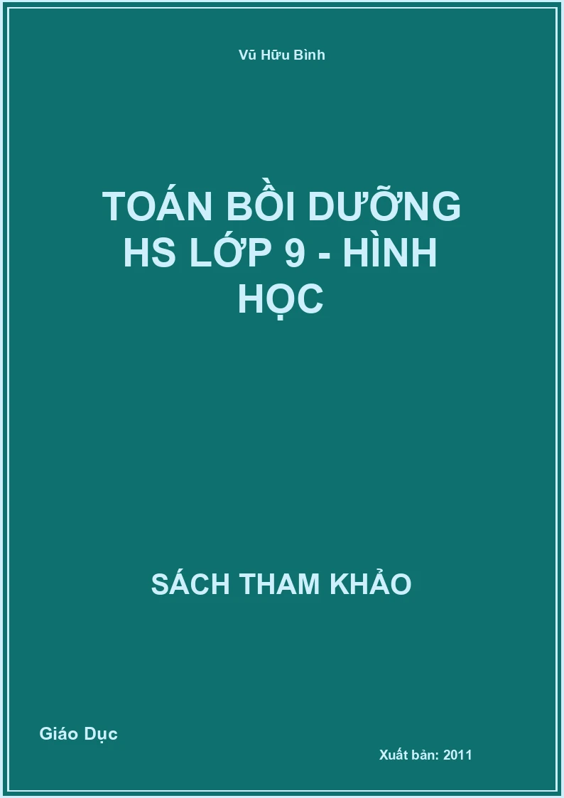 Toán Bồi Dưỡng Hs Lớp 9 - Hình Học
