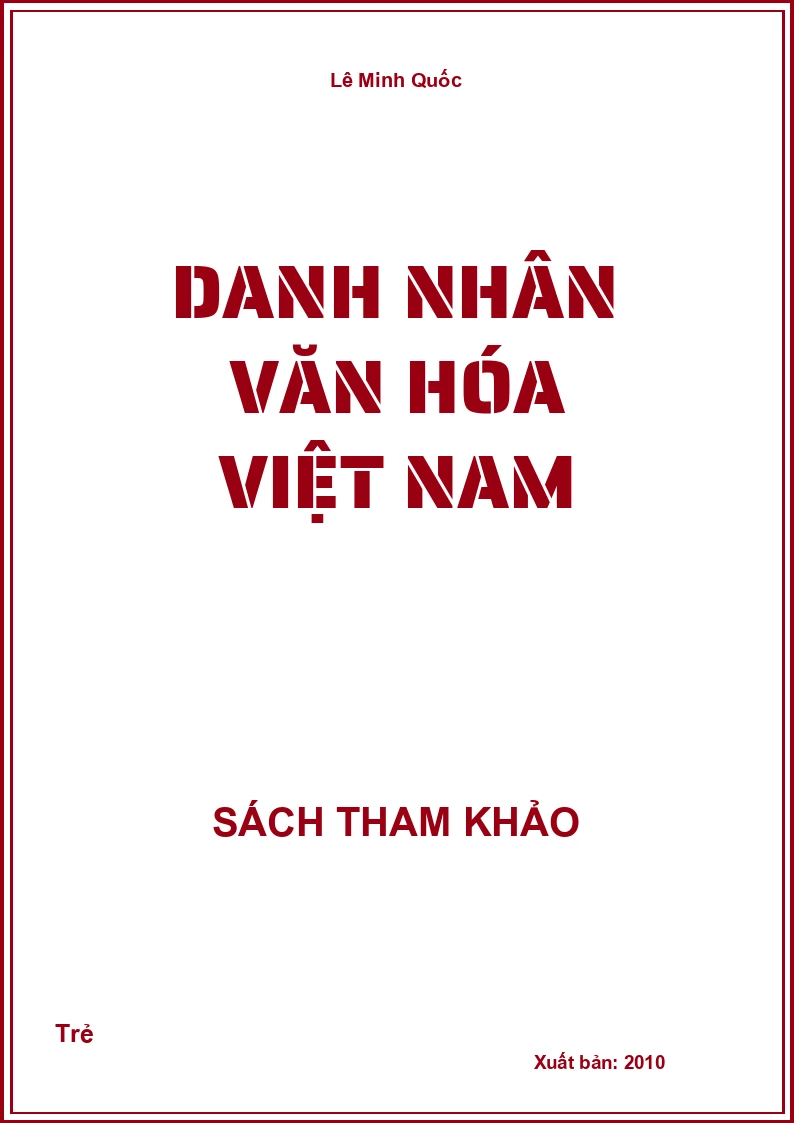 Danh Nhân Văn Hóa Việt Nam