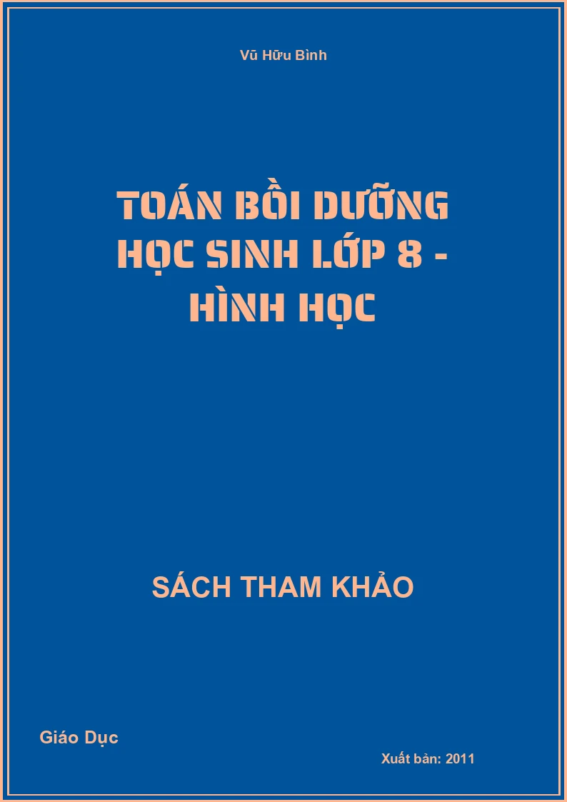 Toán Bồi Dưỡng Học Sinh Lớp 8 - Hình Học
