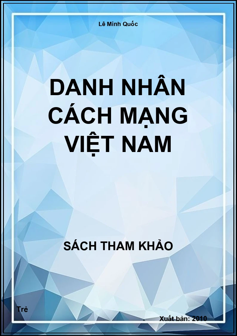 Danh Nhân Cách Mạng Việt Nam