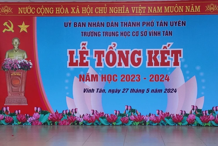 Trường THCS Vĩnh Tân Khép Lại Năm Học 2023-2024 Với Những Thành Tích Đáng Tự Hào
