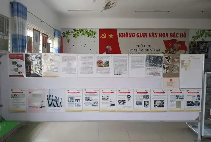 Ngắm Nhìn Không gian Văn hóa Hồ Chí Minh Tại Trường THCS Vĩnh Tân