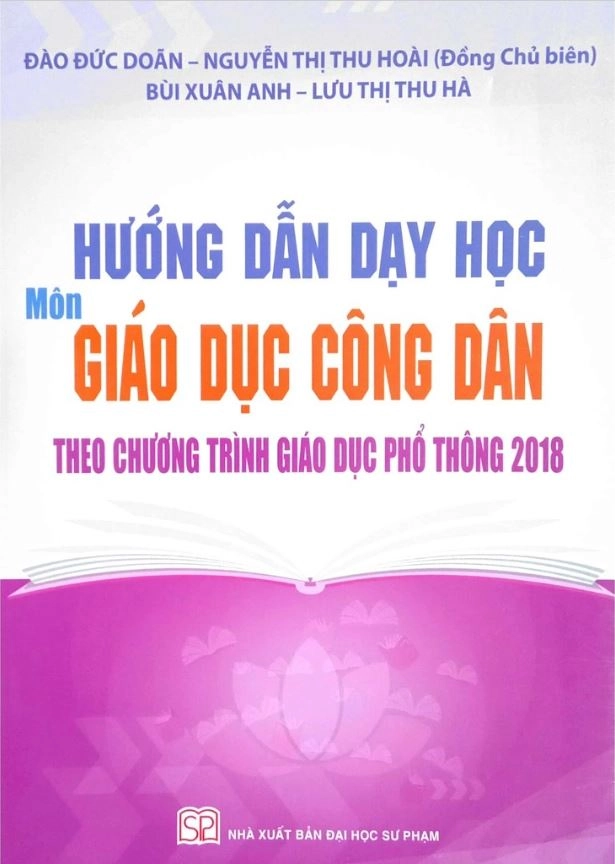 Hướng dẫn dạy học môn Giáo Dục Công Dân theo chương trình giáo dục phổ thông mới