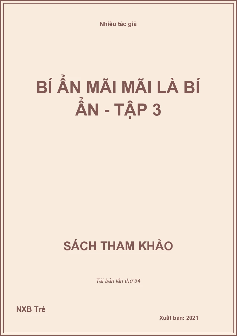 Bí ẩn mãi mãi là bí ẩn - Tập 3