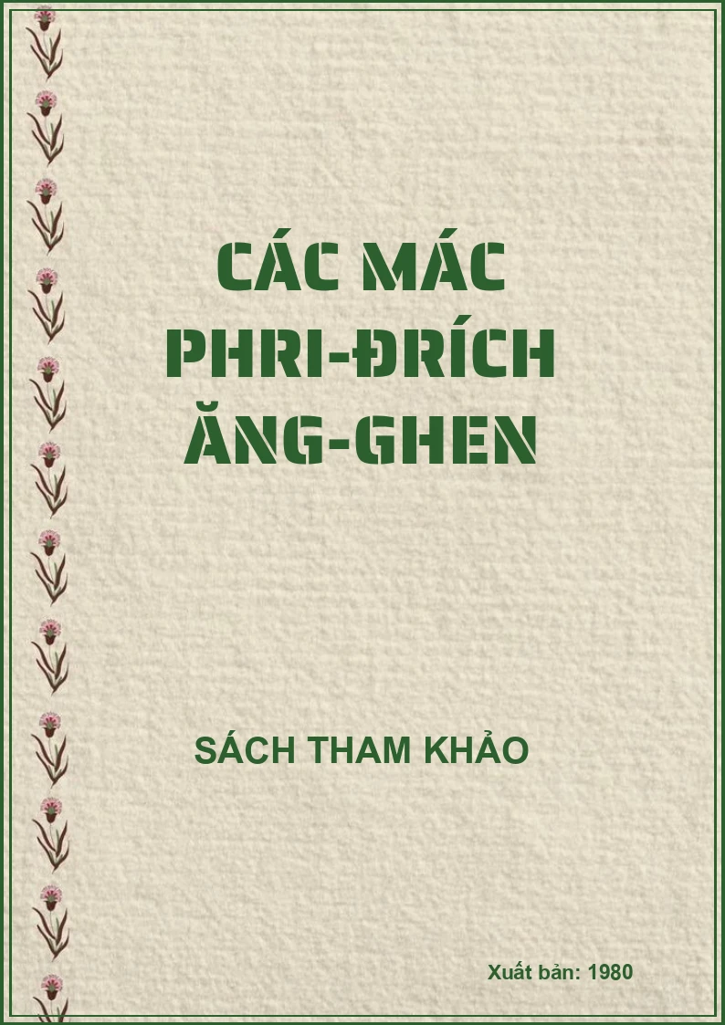 Các Mác Phri-đrích Ăng-ghen