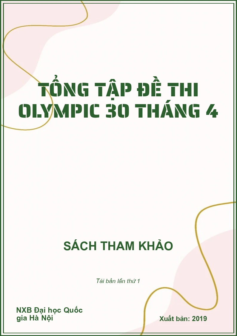 Tổng tập đề thi Olympic 30 tháng 4